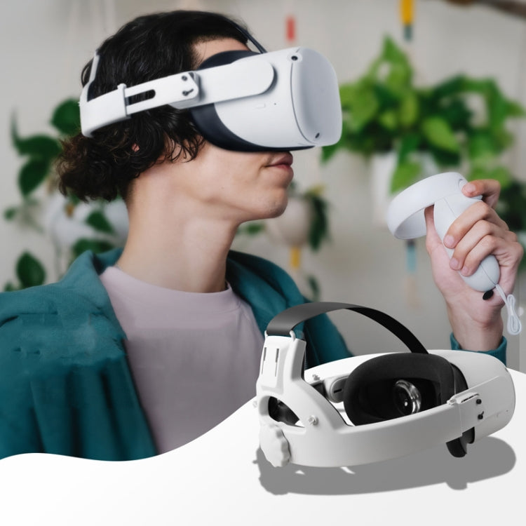 Hifylux Q2-TD79 For Oculus Quest 2 Decompression Comfortable Headband Set VR Glasses Accessories(White) - VR Accessories by PMC Jewellery | Online Shopping South Africa | PMC Jewellery | Buy Now Pay Later Mobicred