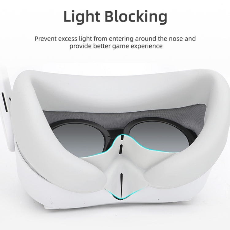 For PICO 4 Hifylux PC-PF26 Silicone Eye Mask VR Glasses Sweat-proof Blackout Case(Black) - VR Accessories by Hifylux | Online Shopping South Africa | PMC Jewellery | Buy Now Pay Later Mobicred