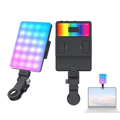 V11RGB With Screen  5W Mobile Phone Fill Light Live Broadcast Pocket Light - Selfie Light by PMC Jewellery | Online Shopping South Africa | PMC Jewellery | Buy Now Pay Later Mobicred