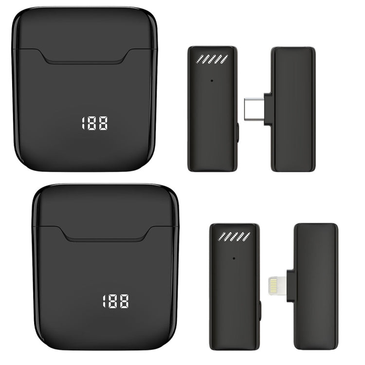 S11 Single Microphone 8 Pin Interface Wireless Lavalier Noise Canceling Microphone with Charging Case - Microphone by PMC TechLife | Online Shopping South Africa | PMC TechLife | Buy Now Pay Later Mobicred