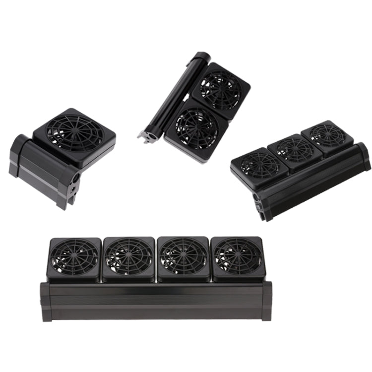 Fish Tank Cooling Fan Cooling Silent Aquarium Fan, Specification: 4 Head US Plug - Fish Tanks & Accessories by PMC TechLife | Online Shopping South Africa | PMC TechLife | Buy Now Pay Later Mobicred