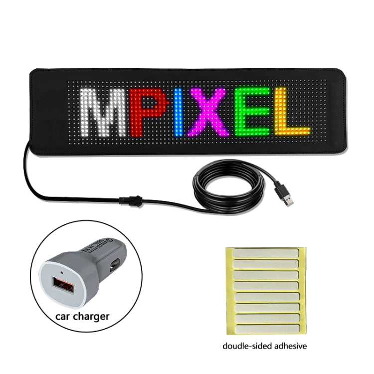 500x150mm Vehicle Rear Window Color Flexible LED Electronic Screen - Car Monitor by PMC Jewellery | Online Shopping South Africa | PMC Jewellery | Buy Now Pay Later Mobicred