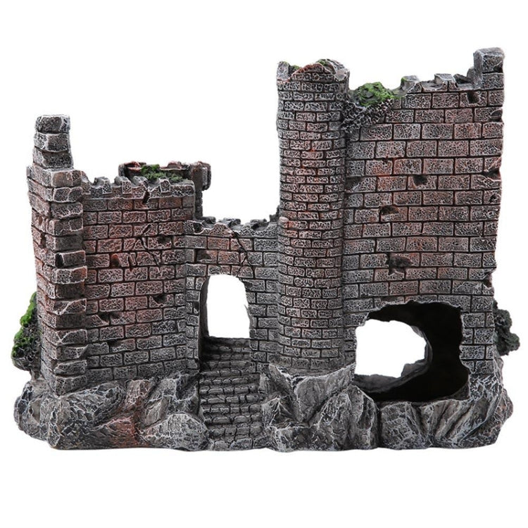 Fish Tank Ancient Castle Resin Decoration Aquarium Cavern Building Decoration - free shipping - PMC TechLife - Order now!