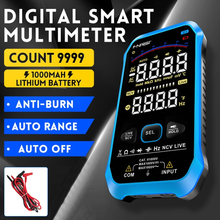 FNIRSI S1 Digital High Precision Fully Automatic Digital Multimeter(Blue) - free shipping - PMC TechLife - Order now!