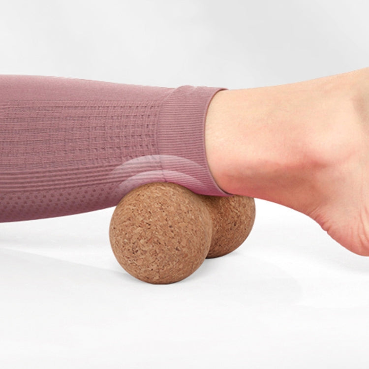 YG050 Cork Yoga Massage Ball Fascia Ball Fitness Peanut Balls, Specification: Diameter 6cm - Yoga Balls by PMC Jewellery | Online Shopping South Africa | PMC Jewellery