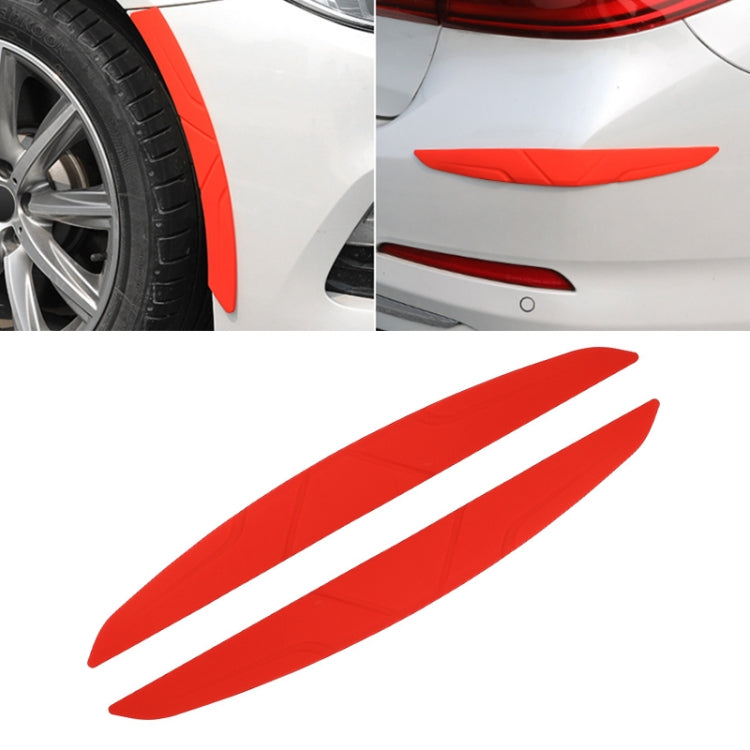 Bumper Wheel Eyebrow Silicone Universal Car Anti-collision Strip(7754 Red) - Anti Collision Sticker by PMC Jewellery | Online Shopping South Africa | PMC Jewellery | Buy Now Pay Later Mobicred