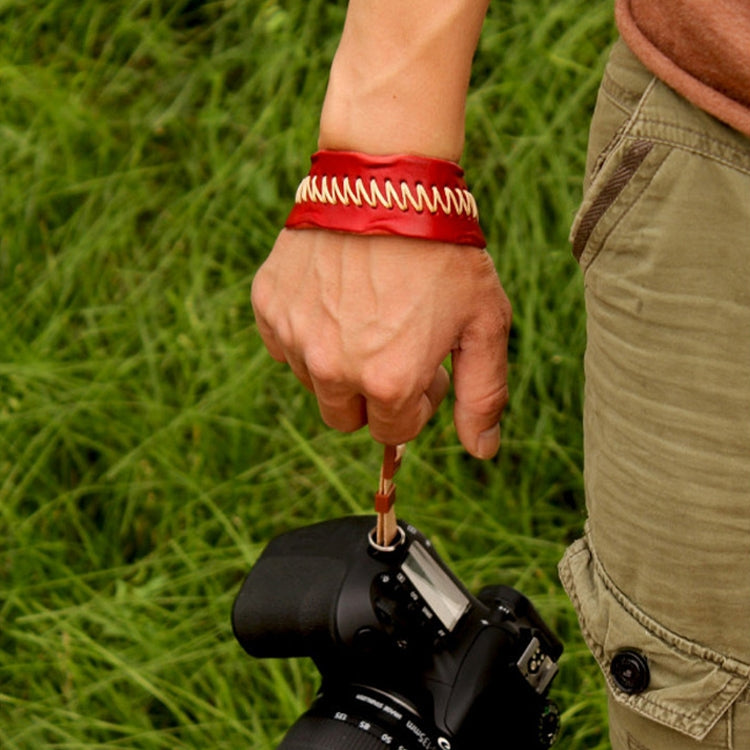 Zeku Retro Leather SLR Wristband Anti-drop Camera Wrist Strap without Camera(Black) - Camera Strap by PMC TechLife | Online Shopping South Africa | PMC TechLife | Buy Now Pay Later Mobicred
