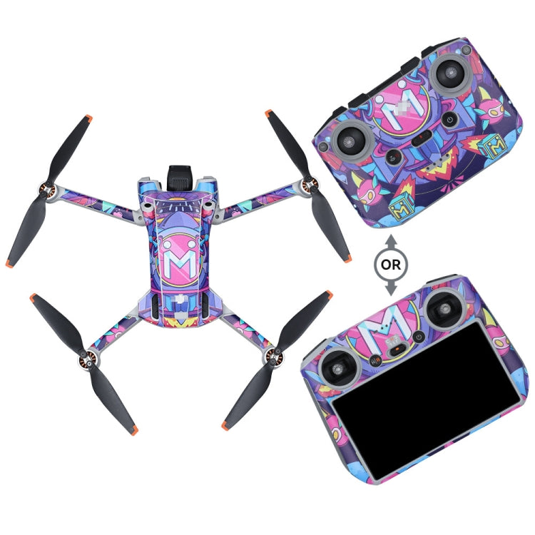 For DJI Mini 3 Pro Remote Control Body Sticker ,Spec: RC With Screen(Rocket Ship) - Stickers by RCSTQ | Online Shopping South Africa | PMC Jewellery | Buy Now Pay Later Mobicred