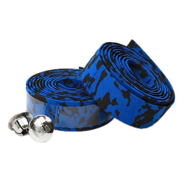 Camouflage Bicycle Curved Handlebar Straps(Blue Black) - Decorative Accessories by PMC TechLife | Online Shopping South Africa | PMC TechLife | Buy Now Pay Later Mobicred