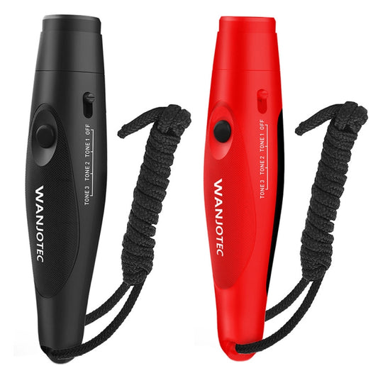 WANJOTEC EW001 Large Volume Outdoor Training Referee Coach Electronic Whistle, Color: Black Red - Sporting goods by WANJOTEC | Online Shopping South Africa | PMC Jewellery | Buy Now Pay Later Mobicred