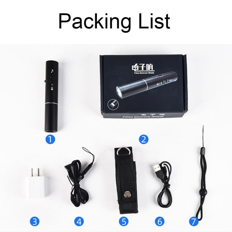 H11 Rechargeable Traffic Command Training Electronic Whistle with Lighting Function, CN Plug - Emergency Tools by PMC TechLife | Online Shopping South Africa | PMC TechLife | Buy Now Pay Later Mobicred