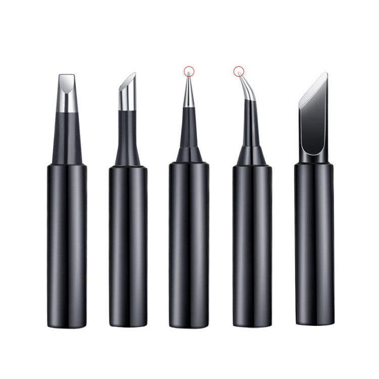 5-in-1 Universal 936 Soldering Station Solder Iron Welding Tip Head Set Black - Soldering Iron Tip by PMC TechLife | Online Shopping South Africa | PMC TechLife