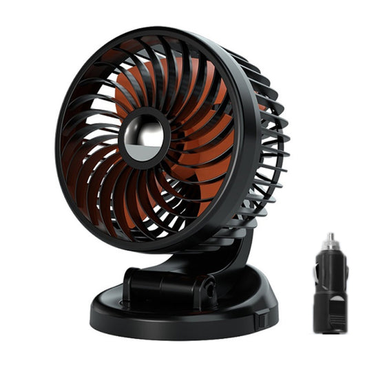 F612 5W Car Rotatable Turntable Silent Fan(24V Cigarette Lighter) - Heating & Fans by PMC Jewellery | Online Shopping South Africa | PMC Jewellery | Buy Now Pay Later Mobicred