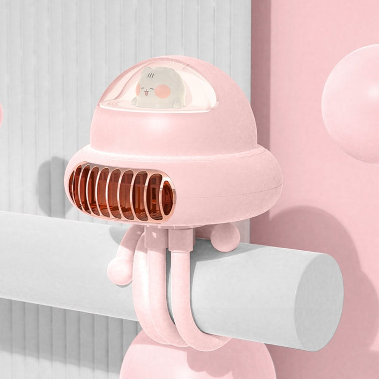Shaking Head Stroller Fan Leafless Octopus Mute Portable Mini Fan Normal Version (Pink) - Electric Fans by PMC TechLife | Online Shopping South Africa | PMC TechLife | Buy Now Pay Later Mobicred