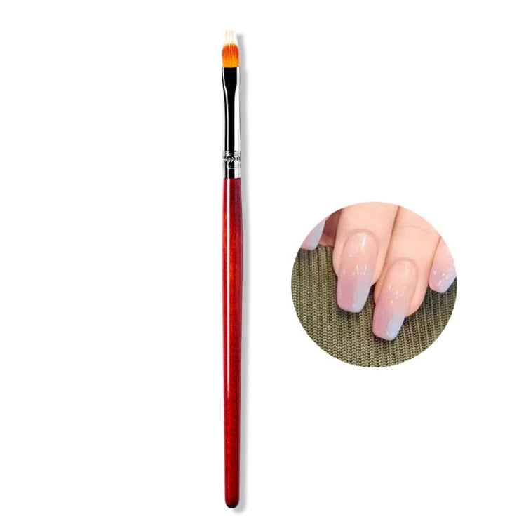 Nail Pen Wooden Pole Tool Gradient Dyeing Pen Multi-Line Hooking Tool(No.14 Sweeping Pen) - Nail Art Equipment by PMC Jewellery | Online Shopping South Africa | PMC Jewellery | Buy Now Pay Later Mobicred