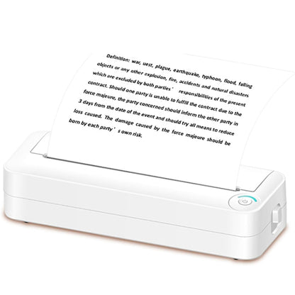 Bluetooth Connection Inkless A4 Printer Portable Mini Student Office Home Photo Printer, Model: X8 - Printer by PMC Jewellery | Online Shopping South Africa | PMC Jewellery