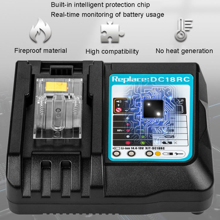 For Makit DC18RA / DC18RC 14.4V-18V Cordless Power Tool Battery Charger(UK Plug) - Electric Saws & Accessories by PMc TechLife | Online Shopping South Africa | PMc TechLife | Buy Now Pay Later Mobicred