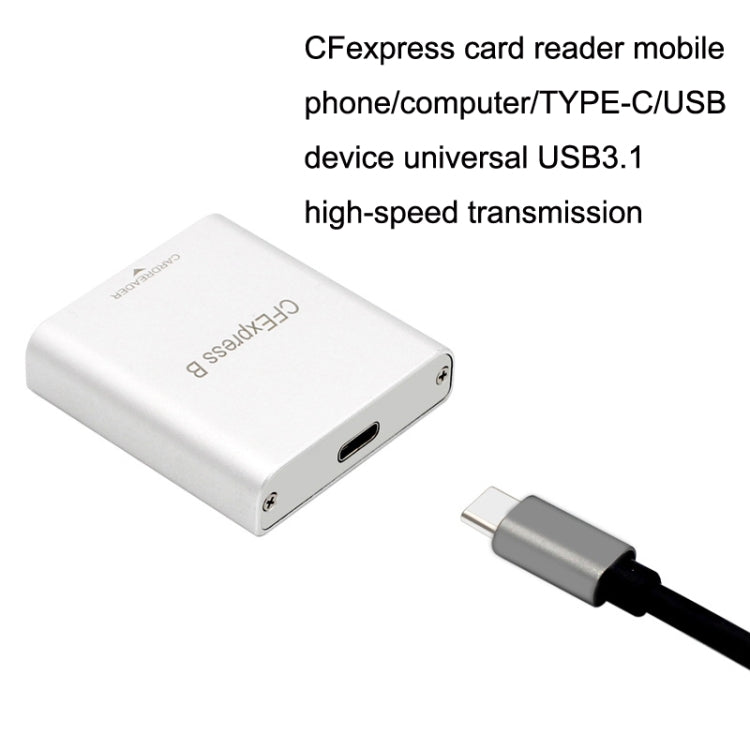 10G High Speed USB3.2 Z6/Z7 1DX3 Wiring CFEXPRESS Card Reader With Double Line -  by PMC Jewellery | Online Shopping South Africa | PMC Jewellery | Buy Now Pay Later Mobicred