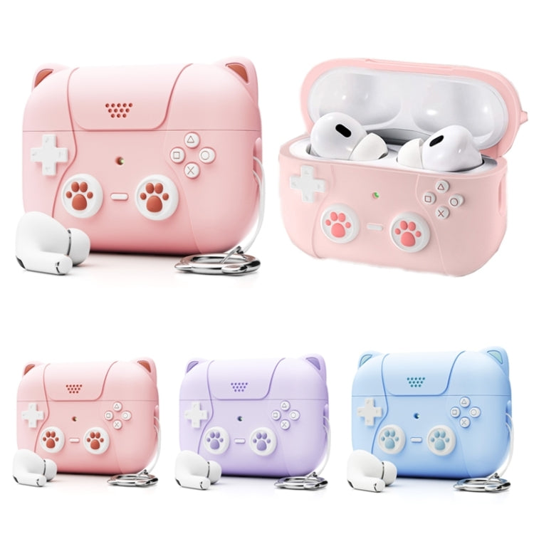 For AirPods 3 Earphone Silicone Protective Case Cat Claw Cover(Light Blue) - For AirPods 3 by PMC Jewellery | Online Shopping South Africa | PMC Jewellery | Buy Now Pay Later Mobicred