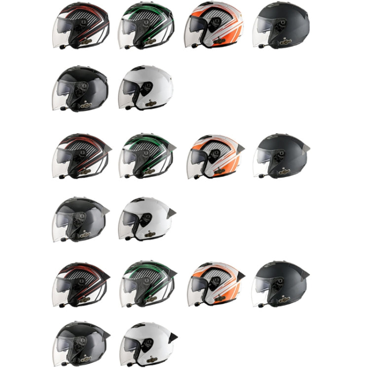 KUQIBAO Motorcycle Smart Bluetooth Sun Protection Double Lens Safety Helmet, Size: L(Matte Black Phantom Fiber) - Helmets by KUQIBAO | Online Shopping South Africa | PMC Jewellery | Buy Now Pay Later Mobicred