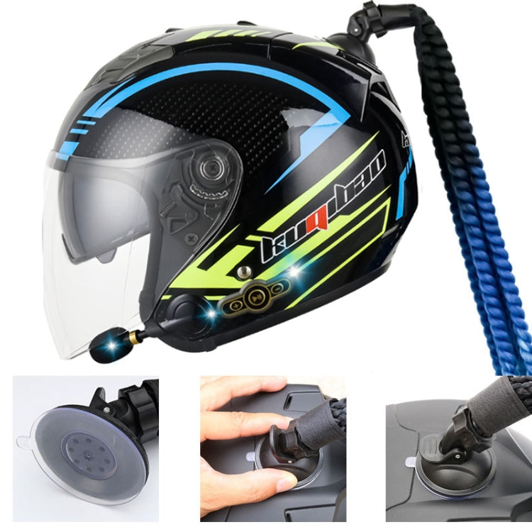 KUQIBAO Motorcycle Bluetooth Headset Double Lens Helmet With Braid, Size: M(White Phantom Fiber) - free shipping - PMC TechLife - Order now!