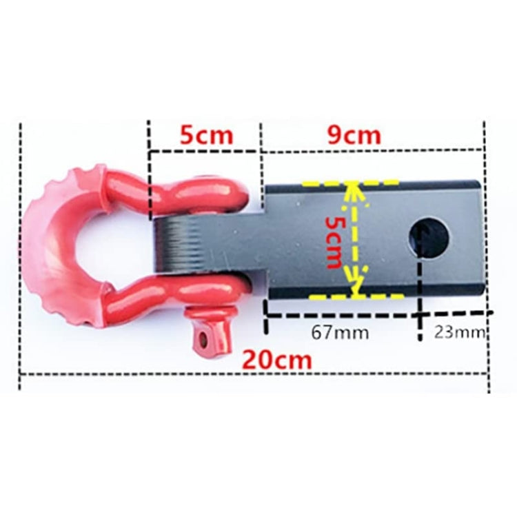 Solid Trailer Arm Off-Road Vehicle Rear Bumper Modified Traction Connector, Color: Red - Towing Bars by PMC TechLife | Online Shopping South Africa | PMC TechLife | Buy Now Pay Later Mobicred