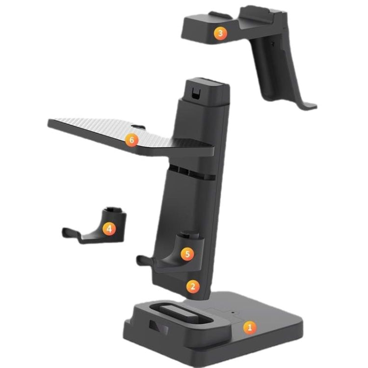 VR Head Display All-In-One Machine Handle Bracket For PICO4/Meta Quest/ Rift S/HTC(Black) - VR Accessories by PMC Jewellery | Online Shopping South Africa | PMC Jewellery | Buy Now Pay Later Mobicred