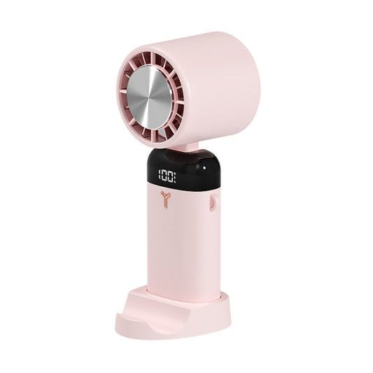 Small Handheld Portable Silent Fan USB Charging Mini Folding Fan, Style: Cooling Style (Pink) - Electric Fans by PMC Jewellery | Online Shopping South Africa | PMC Jewellery | Buy Now Pay Later Mobicred