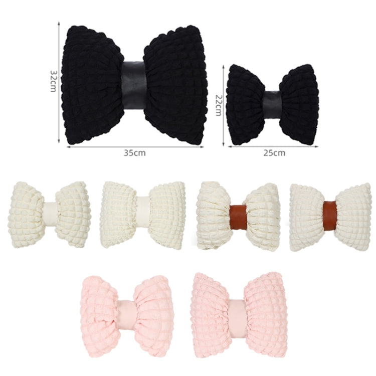 Car Seat Breathable And Comfortable Puff Pillow Upholstery, Color: Lumbar Pillow Black - free shipping - PMC TechLife - Order now!