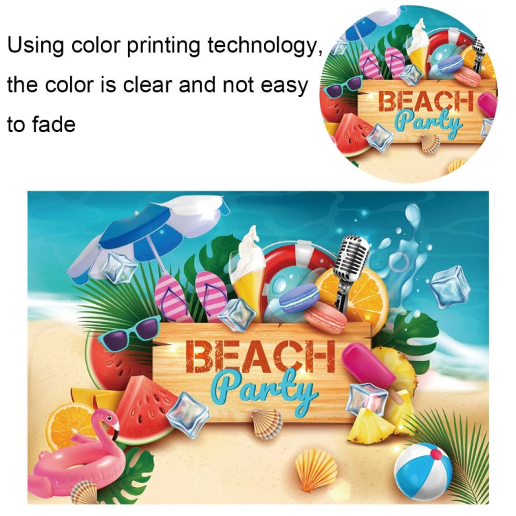 80x120cm Summer Pool Party Decoration Backdrop Swimming Ring Photography Background Cloth(11418487) - Other by PMC Jewellery | Online Shopping South Africa | PMC Jewellery