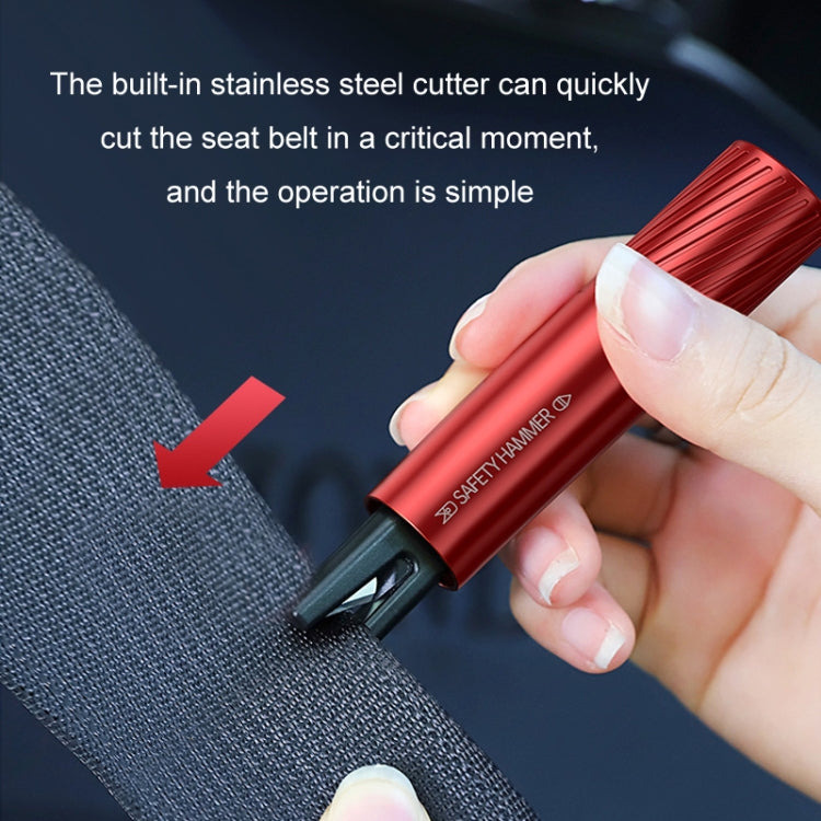 Vehicle-Mounted Multifunctional Broken Window Escape Safety Hammer(Silver) - Emergency Hammer by PMC TechLife | Online Shopping South Africa | PMC TechLife | Buy Now Pay Later Mobicred