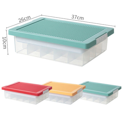 Children Toy Parts Building Blocks Storage Box(Green) - Storage Boxes by PMC Jewellery | Online Shopping South Africa | PMC Jewellery