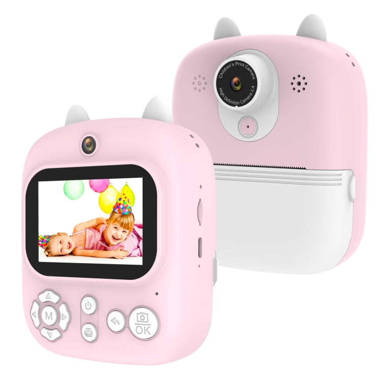 1200W Pixel  2.4 Inch Display Children Print Instant Camera Standard Pink - Children Cameras by PMC Jewellery | Online Shopping South Africa | PMC Jewellery | Buy Now Pay Later Mobicred