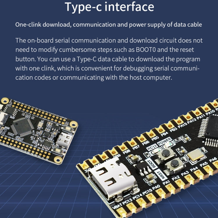 Yahboom MCU RCT6 Development Board STM32 Experimental Board ARM System Core Board, Specification: GD32F103C8T6 - Arduino Nucleo Accessories by Yahboom | Online Shopping South Africa | PMC Jewellery | Buy Now Pay Later Mobicred