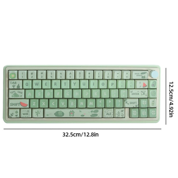 Bluetooth Wireless 3-mode RGB Backlit Gaming Mechanical Keyboard Aluminum Alloy Kit + Keycap(Light Blue) - Other by PMC Jewellery | Online Shopping South Africa | PMC Jewellery | Buy Now Pay Later Mobicred