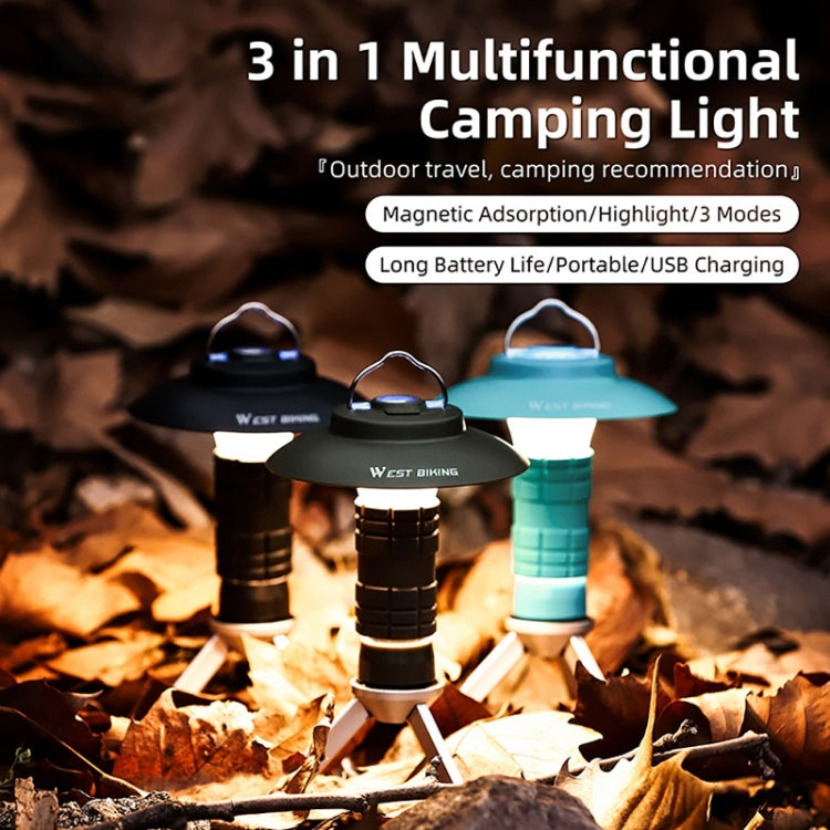 WEST BIKING Outdoor Lighthouse Camping Light LED Portable Magnetic Emergency Flashlight(Lake Blue) - Camping Lighting by WEST BIKING | Online Shopping South Africa | PMC TechLife | Buy Now Pay Later Mobicred