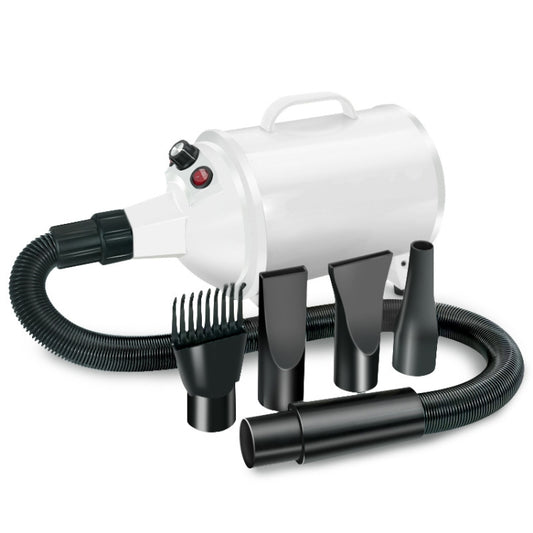 2100W Dog Dryer Stepless Speed Pet Hair Blaster Pet Water Blower 220V UK Plug(Pure White) - Blower & Drying by PMC Jewellery | Online Shopping South Africa | PMC Jewellery | Buy Now Pay Later Mobicred