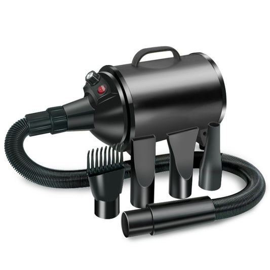 2100W Dog Dryer Stepless Speed Pet Hair Blaster Pet Water Blower 220V UK Plug(Pure Black) - Blower & Drying by PMC Jewellery | Online Shopping South Africa | PMC Jewellery | Buy Now Pay Later Mobicred