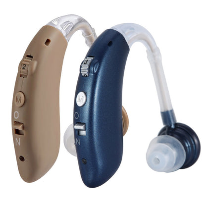 USB Charging Earhook Noise Reduction Hearing Aid Sound Amplifier(Blue) - Hearing Aids by PMC Jewellery | Online Shopping South Africa | PMC Jewellery