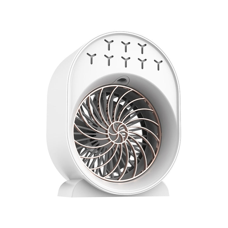 USB Spray Humidification Air Conditioning Fan Small Portable Desktop Air Cooler, Style: Plug-in (White) - Electric Fans by PMC Jewellery | Online Shopping South Africa | PMC Jewellery | Buy Now Pay Later Mobicred