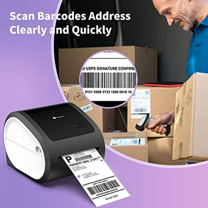 Phomemo D520-BT Bluetooth Thermal Shipping Label Printer Wireless Desktop Printer For Barcode Address Labels, Size: EU(Black White) - Printer by Phomemo | Online Shopping South Africa | PMC Jewellery | Buy Now Pay Later Mobicred