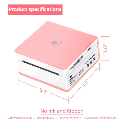 Phomemo M02-WH Pocket Small Bluetooth Portable Photo Thermal Label Wrong Question Printer - Printer by Phomemo | Online Shopping South Africa | PMC Jewellery | Buy Now Pay Later Mobicred