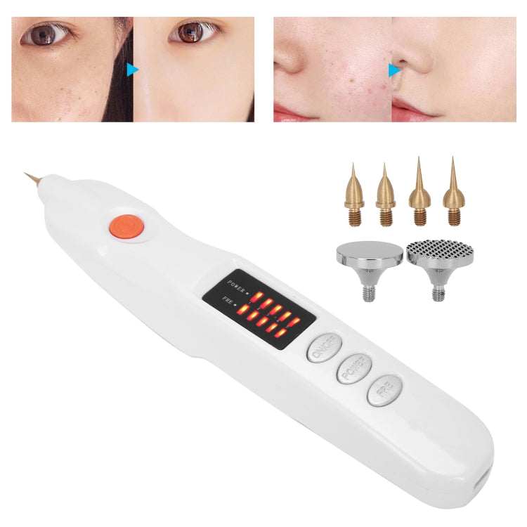 Spot Mole Pen Spot Removal Instrument Home Beauty Instrument, Spec: Charging Model EU Plug(Golden) - Beauty Instrument by PMC TechLife | Online Shopping South Africa | PMC TechLife