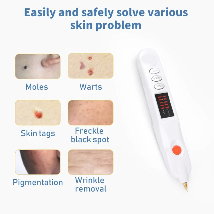 Spot Mole Pen Spot Removal Instrument Home Beauty Instrument, Spec: Charging Model EU Plug(White) - free shipping - PMC TechLife - Order now!