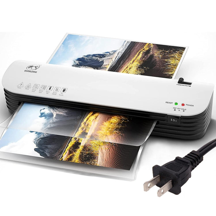 Osmile SL299 A4 Laminator Cold Hot Lamination Photo File Laminating Machine(US Plug) - Photo Film Covering Machine by Osmile | Online Shopping South Africa | PMC Jewellery | Buy Now Pay Later Mobicred