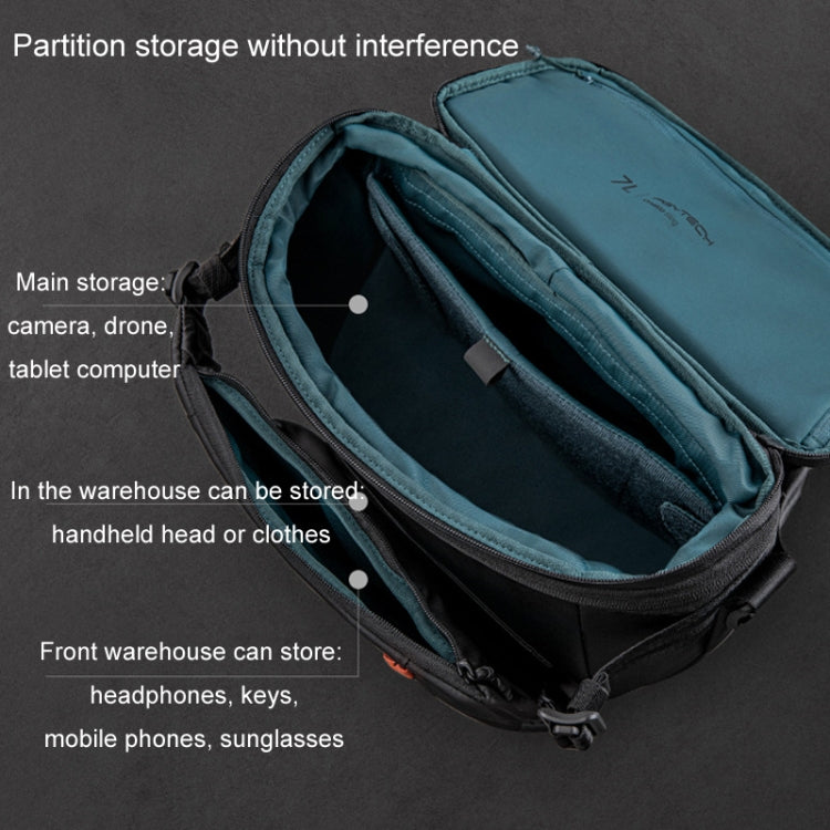 PGYTECH OneMo Stabilizer Drone Micro Camera Single Shoulder Storage Bag, Size: 11L(Black) - free shipping - PMC TechLife - Order now!
