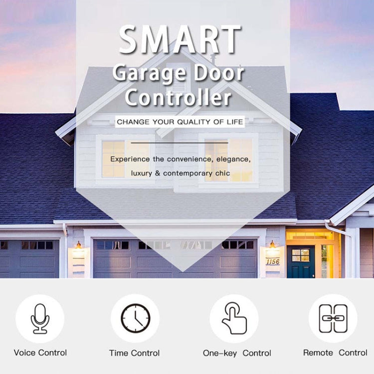 Tuya APP Remote Control WIFI Smart Garage Door Controller, Specification: EU Plug - Smart Switch by Tuya | Online Shopping South Africa | PMC Jewellery