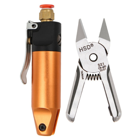 HSD HS-5+S2.1 Cut Metal Set 2 In 1 Pneumatic Snip Plier Cutting Metal Plastic Model Scissor Tool - Pliers by HSD | Online Shopping South Africa | PMC Jewellery | Buy Now Pay Later Mobicred