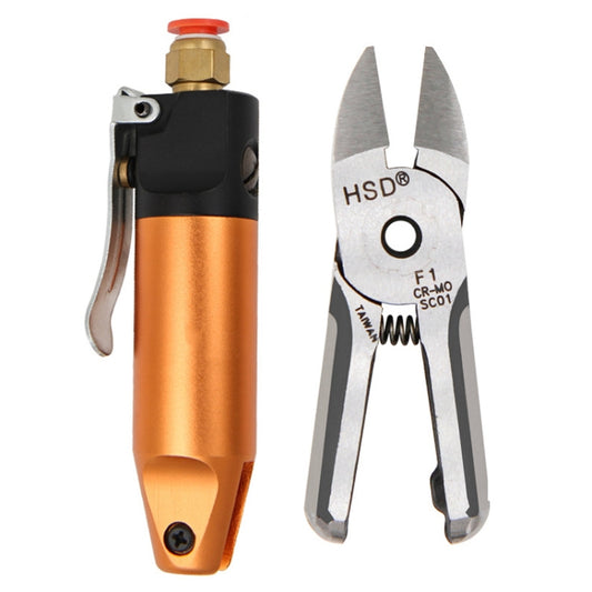 HSD HS-5+F1 Cut Plastic Set 2 In 1 Pneumatic Snip Plier Cutting Metal Plastic Model Scissor Tool - Pliers by HSD | Online Shopping South Africa | PMC Jewellery | Buy Now Pay Later Mobicred