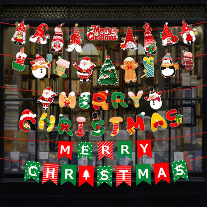 Christmas Alphabet Pull Flag Holiday Party Venue Decoration, Model: HL024 - Ornaments by PMC Jewellery | Online Shopping South Africa | PMC Jewellery